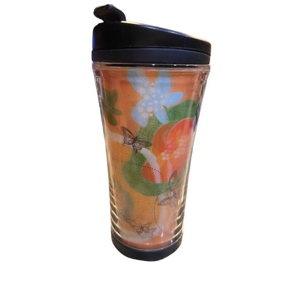 Starbucks 2008 8oz 3D Dragonfly Butterfly Hummingbird Small Tumbler - Picture 2 of 5